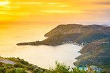 Greek coast at sunrise Peloponnese Mani