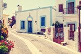 greek town, vintage look 