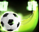 Leuchtende Dynamik am Spielfeldrand
