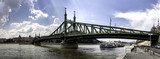 Liberty bridge in Budapest Hungary 