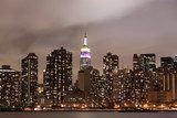 Manhattan Skyline At Night, New York City 