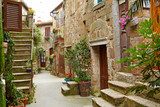 Mediterrane Gasse voller Charme