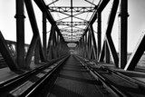 Most kratowy, kolejowy, Tczew, Polska