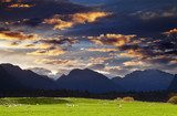 Mountain landscape, New Zealand 