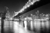 New York City night panorama 