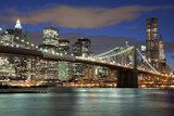 New York City skyline- Brooklyn Bridge