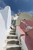 Oia village at Santorini island in Greece