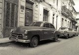Old American cars in Havana Cuba