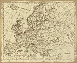Old Europe Map 