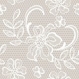 Old lace background, ornamental flowers. Vector texture. 