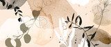 Organische Kunst in Braun und Beige