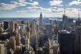 Panorama of New York City: midtown and downtown 