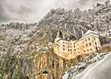 Predjama castle - Predjamski grad in winter, Slovenia 