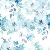 Sanftes florales Aquarellmuster