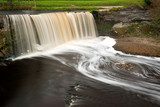 Small waterfall on a river in Estonia 