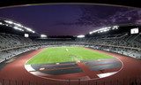 soccer stadium at night 