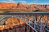 Steel bridge over canyon - grand canyon 01 