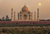 Sunset over the Taj Mahal, Agra, India