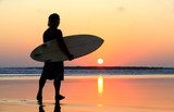 Surfer on sunset 