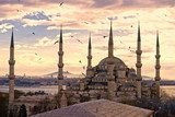 The Blue Mosque, Istanbul, Turkey. 