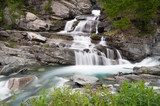 Waterfall Lillaz in Gran Paradiso National Park, Italy 