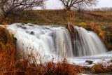 waterfall on the river Kalmius 