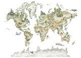 Weltkarte der wilden Abenteuer