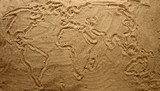 yellow sand texture (world map) 