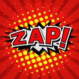 Zap! - Comic Speech Bubble, Cartoon 