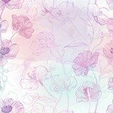 Zarte Blüten in Pastellträumen