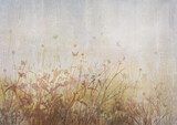 Zarte Sommerwiese mit Schmetterlingen