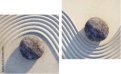 Zweiteiliges Leinwandbild - Diptychon