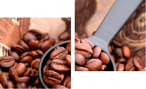 coffee - Zweiteiliges Leinwandbild, Diptychon