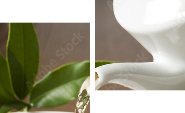 tea - Zweiteiliges Leinwandbild, Diptychon
