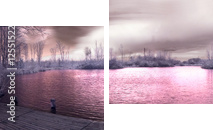 Panorama infrarosso - Zweiteiliges Leinwandbild, Diptychon