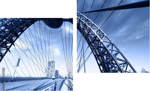 Bridge - Zweiteiliges Leinwandbild, Diptychon