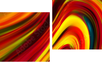 Abstraction - Zweiteiliges Leinwandbild, Diptychon