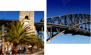 Sydney Harbour Bridge PanoramaColour - Zweiteiliges Leinwandbild, Diptychon