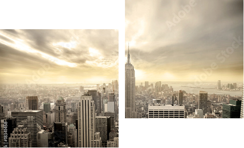 manhattan - Zweiteiliges Leinwandbild, Diptychon