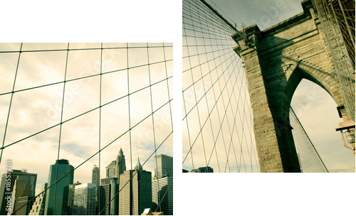 brooklyn - Zweiteiliges Leinwandbild, Diptychon