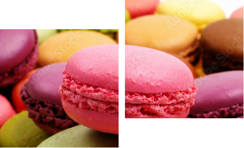 macarons - Zweiteiliges Leinwandbild, Diptychon