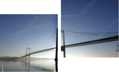 beautiful bridge - Zweiteiliges Leinwandbild, Diptychon