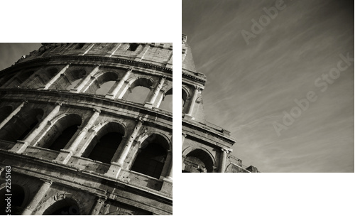 colosseum duo - Zweiteiliges Leinwandbild, Diptychon