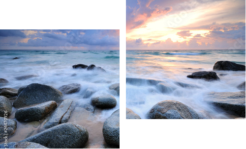 seascape - Zweiteiliges Leinwandbild, Diptychon