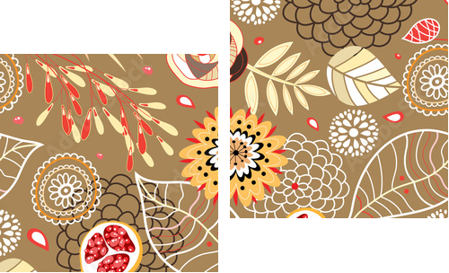 Autumn Texture - Zweiteiliges Leinwandbild, Diptychon