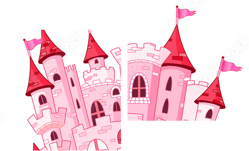 Magic castle - Zweiteiliges Leinwandbild, Diptychon