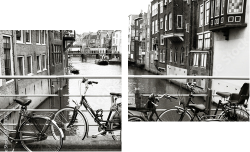 Netherlands - Dordrecht - Zweiteiliges Leinwandbild, Diptychon