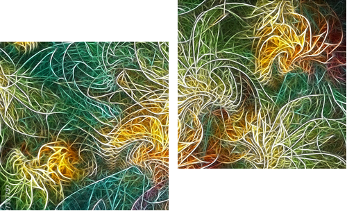 Draroda - Zweiteiliges Leinwandbild, Diptychon