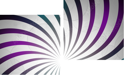 Swirl - Zweiteiliges Leinwandbild, Diptychon