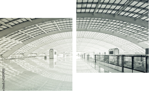 modern hall - Zweiteiliges Leinwandbild, Diptychon